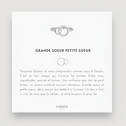 Bague Lien Éternel - À Ma Soeur